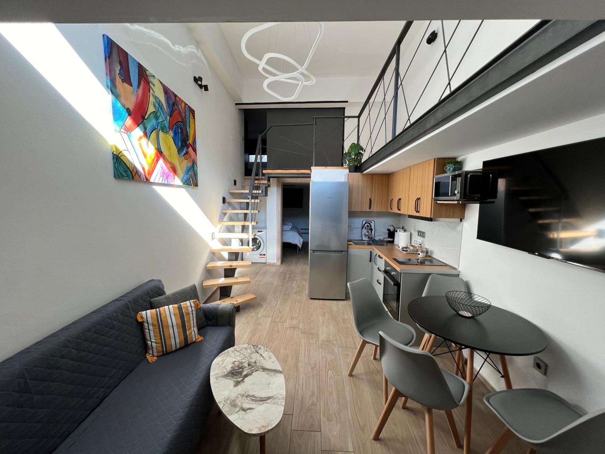 City Center Loft With Private Parking كافالا المظهر الخارجي الصورة