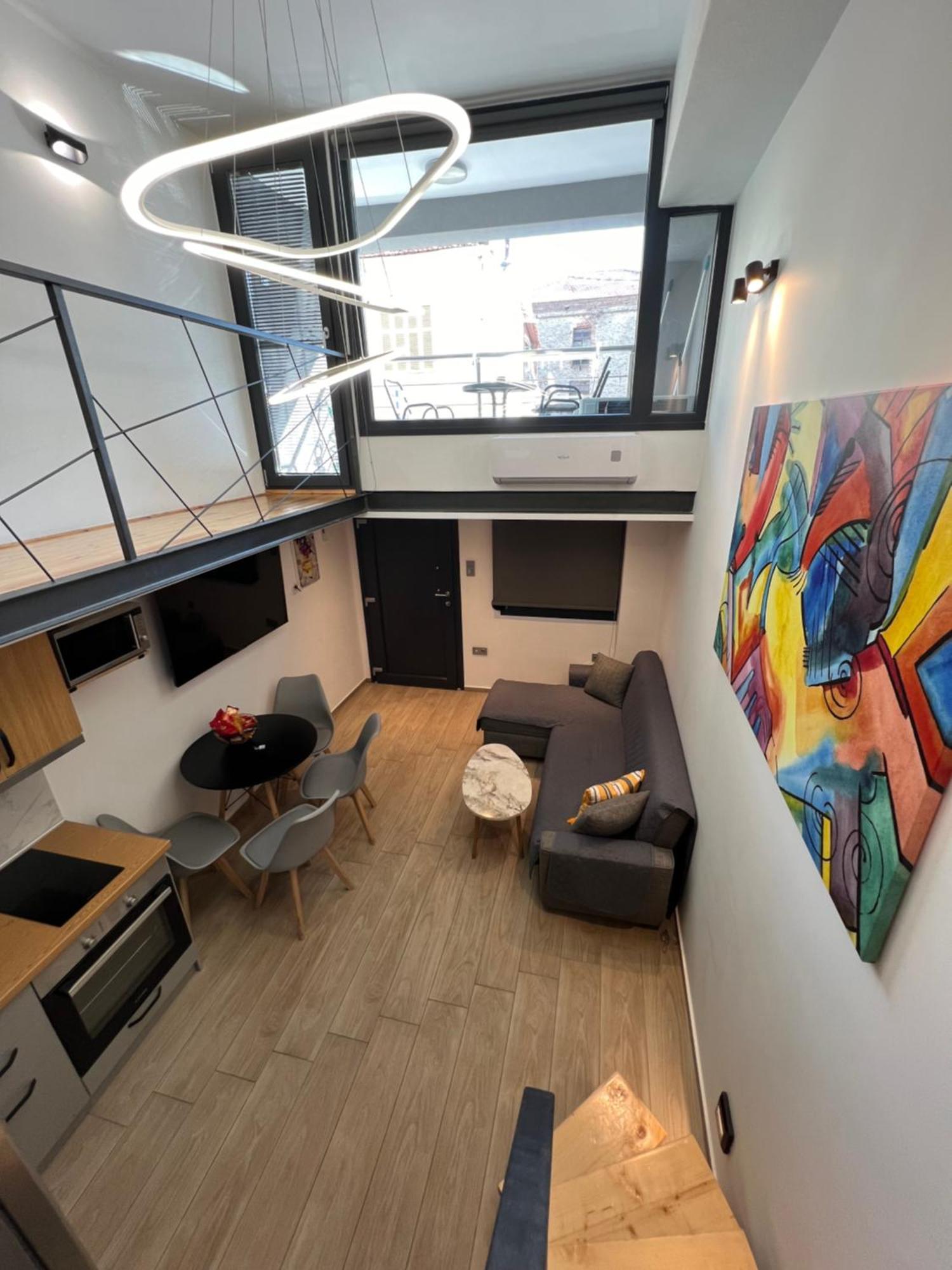 City Center Loft With Private Parking كافالا المظهر الخارجي الصورة