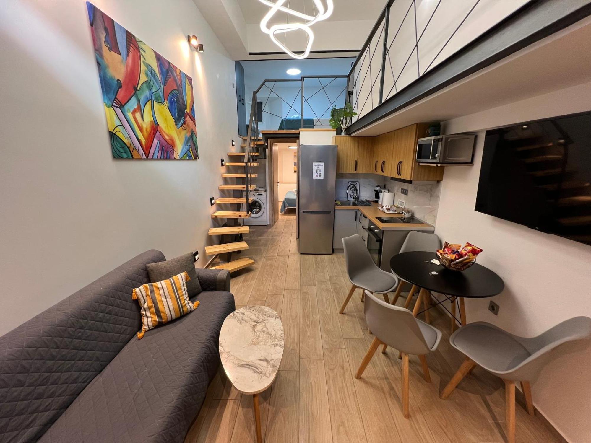 City Center Loft With Private Parking كافالا المظهر الخارجي الصورة